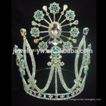 Coroa de cristal da forma para a mulher da fábrica da jóia do zhanggong